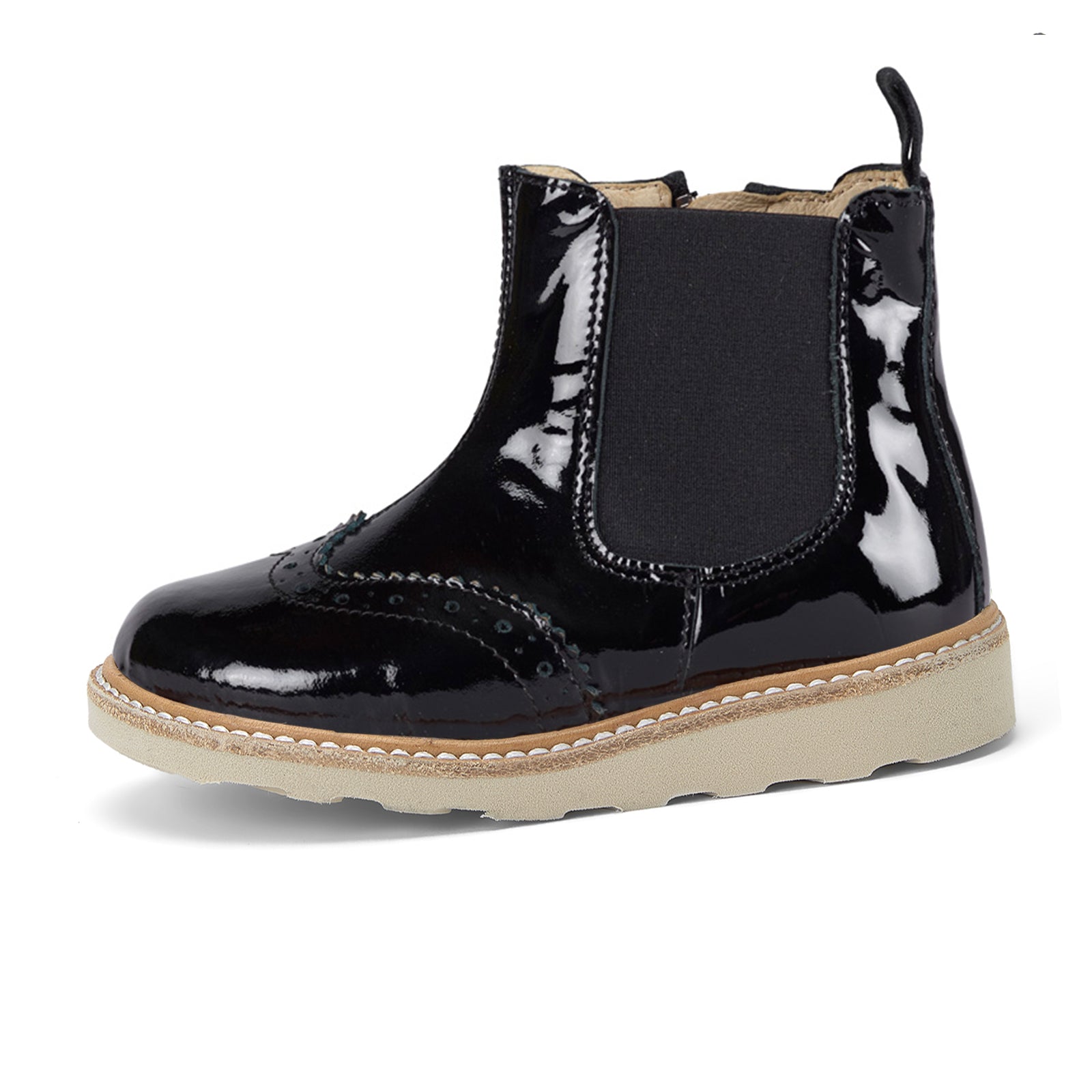 Francis Kids Chelsea Boot Black Patent Leather