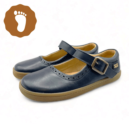 Kids navy school shoes clearance