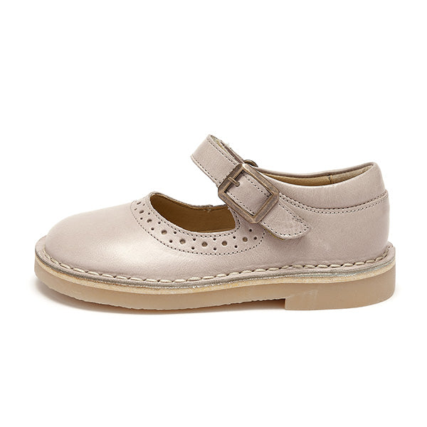 Martha Mary Jane Kids Shoe Mink Leather