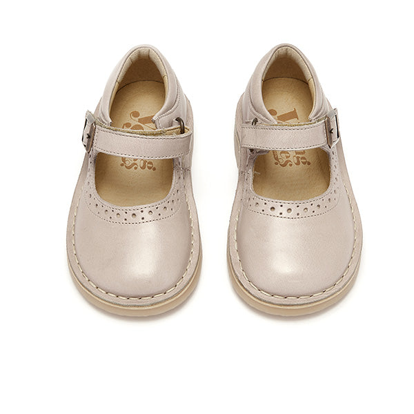 Martha Mary Jane Kids Shoe Mink Leather