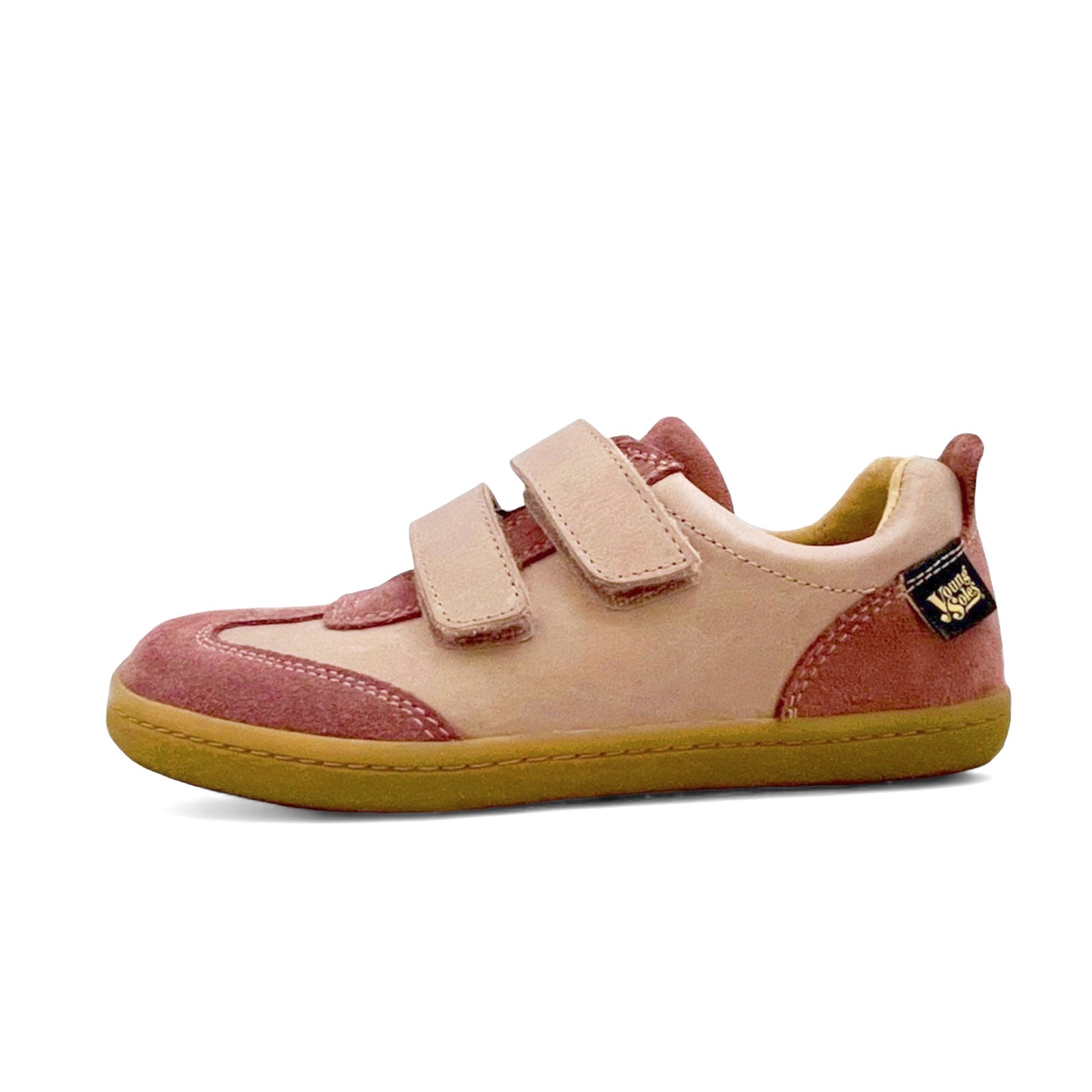 Pele Kids Barefoot Sneakers Rose Leather