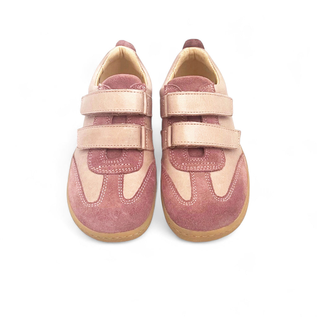 Pele Kids Barefoot Sneakers Rose Leather