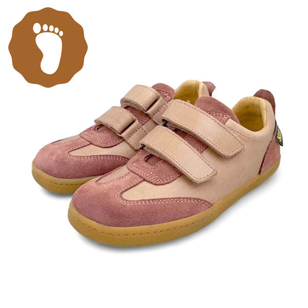 Pele Kids Barefoot Sneakers Rose Leather