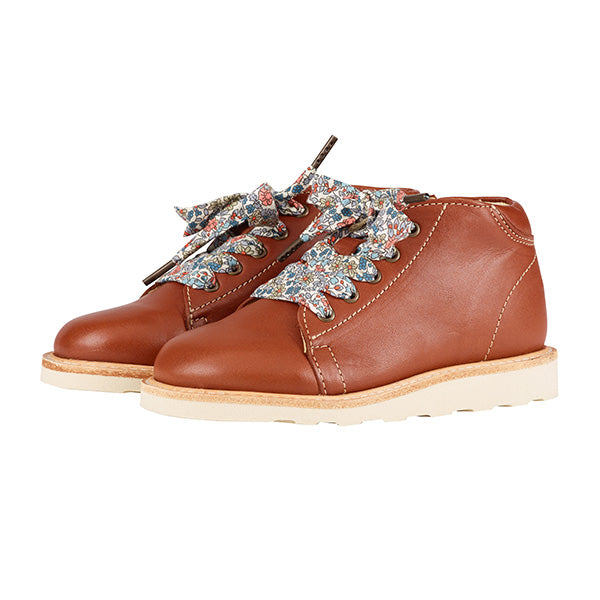 Hattie Kids Monkey Boot Chestnut Brown Leather