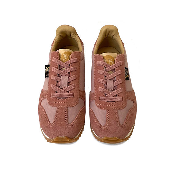 Keegan Kids Sneaker Old Rose Textile and Suede