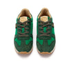 Keegan Sneaker Racing Green Textile and Suede