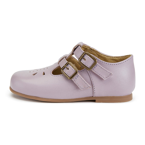 Lucy T-Bar Kids Shoe Lilac Leather