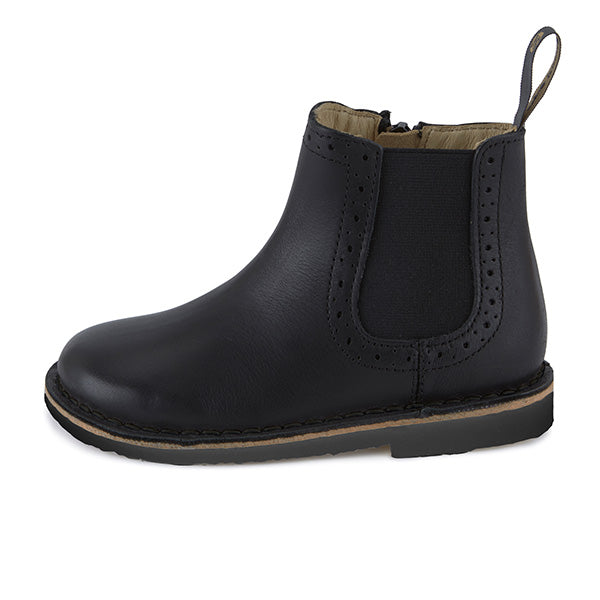 Marlowe Kids Chelsea Boot Black Leather