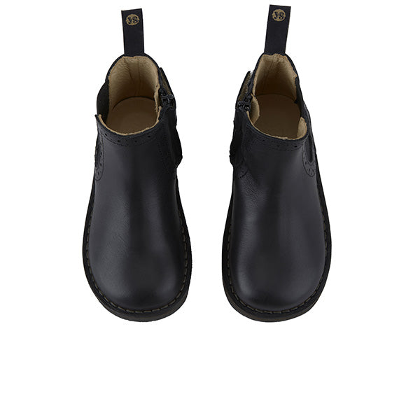 Marlowe Kids Chelsea Boot Black Leather