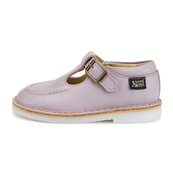 Parker Velcro T-bar Shoe Lilac Leather