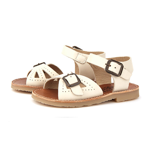 Pearl Kids Sandal Vanilla Leather