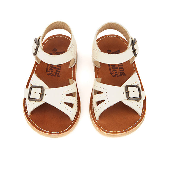 Pearl Kids Sandal Vanilla Leather