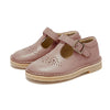 Penny T-Bar Kids Shoe Rose Leather