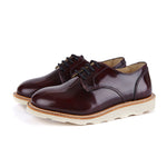 Reggie Kids Derby Shoe Oxblood High Shine Leather