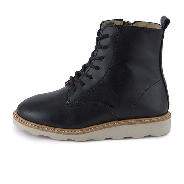 Rodney Kids Derby Boot Black Leather