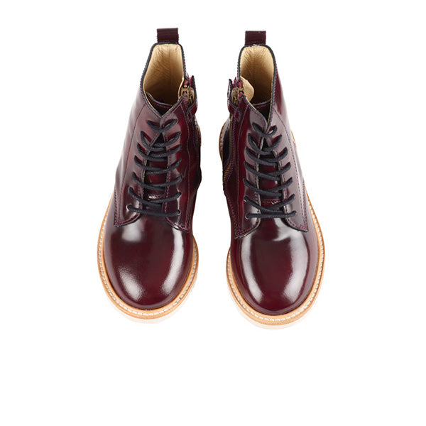 Rodney Derby Boot Oxblood High Shine Leather