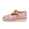 Rosie T-Bar Kids Shoe Snoopy Print Pink Leather